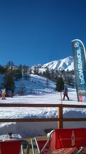Photo prise en haut des pistes, au Chal'Heureux.
