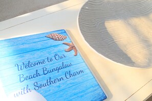 Guest instructions, recommendations, and Guest Book