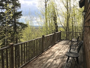 Sunny and private south facing deck