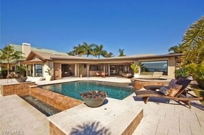 Looking into the covered lanai.