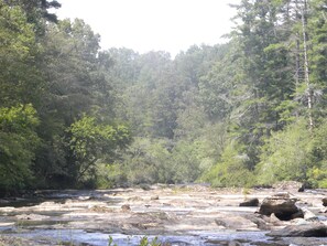 looking up the river