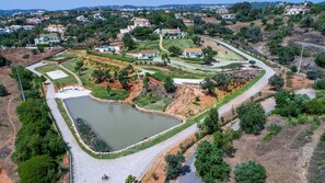 Aerial view of estate