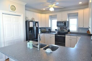 Kitchen with new appliances