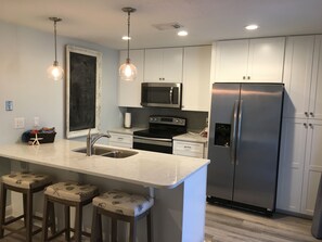 newly remodeled kitchen