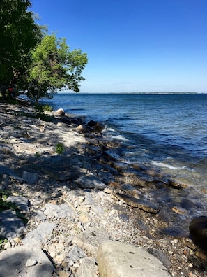Private shores of Lake Ontario.