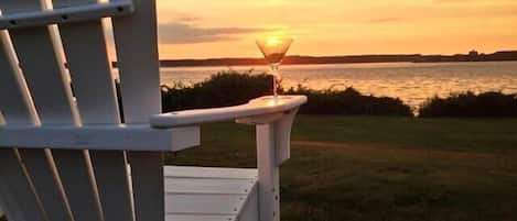 Enjoy at beautiful sunsets from Beavertail, Castle Hill or Brenton State Park