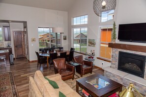Open-concept Great Room and Dining Area.