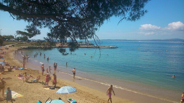 Plage San Peïre, 15 min à pied 