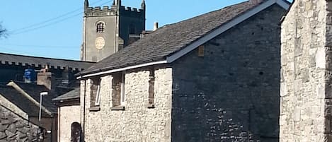 View of The Stables looking down Back Lane.
