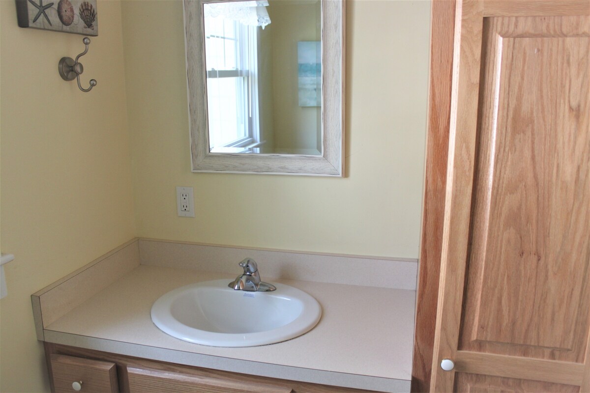 Stay just steps away from a beautiful private beach in Old Lyme!