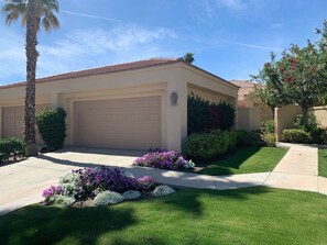 Front of our Home. 2 car garage and driveway for easy parking.