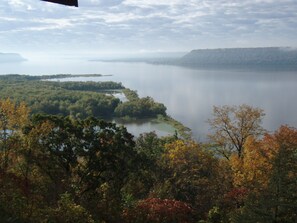 View From Recently Enlarged Deck, Lake Pepin.
