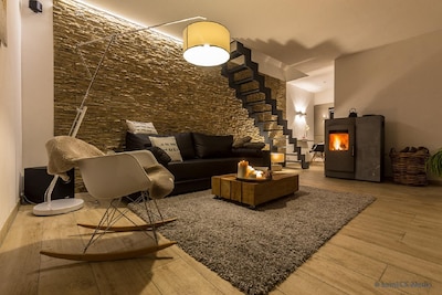 Holiday house "Feuerzauber" - chic design apartment in the Thuringian Forest