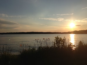 Sunset at Mitchells Marina.