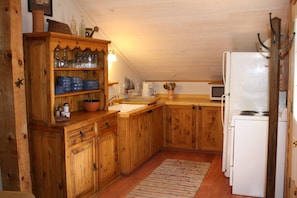 Studio kitchen area