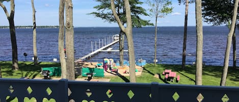 View of the property from your balcony.