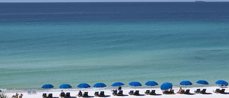 FREE BEACH CHAIRS & UMBRELLA !!
Your view from both balconies!