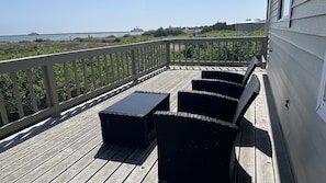 Summertime deck chairs.