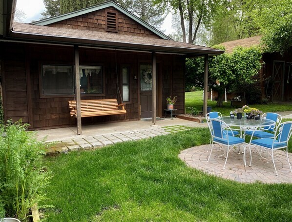 The Cottage and courtyard.