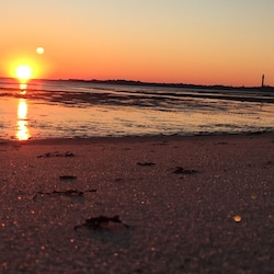 Sunset from your private beach