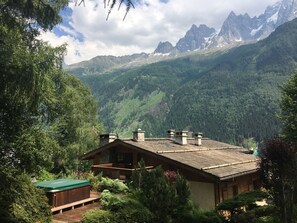 Incredible views of the valley from the top of the garden