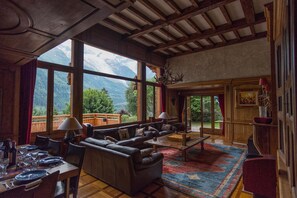 Large living / dining room with incredible picture window