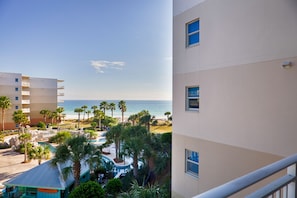 Breathtaking view of lazy river and Emerald Coast Waters