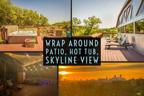 Wrap Around Patio with Skyline Views!