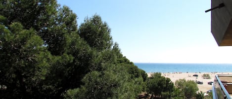 Vista para a praia ou o mar