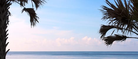 Beachside Bliss!  A perfect view from the deck!