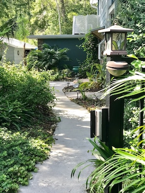 The Garden Entrance to our home on the weeki wachee river