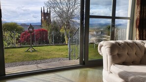 Feel the sunshine indoors and outside. The view from the lounge.