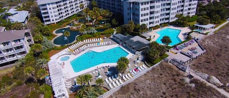 Seacrest has two... yes two... of the largest ocean-front pools on the island.