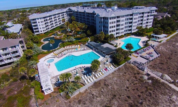 Seacrest has two... yes two... of the largest ocean-front pools on the island.