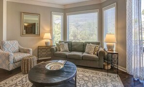 Third view of living room.