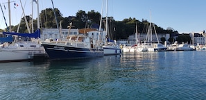 Situation du Yacht Time Out dans le port de plaisance d'Audierne