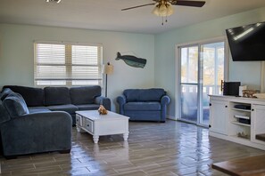 Living room with Smart TV