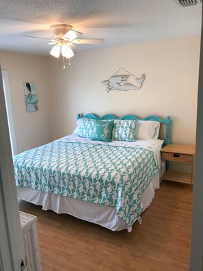 Bedroom # 1 King size bed with attached Full Bath