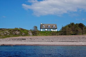 Shore Croft on the beach