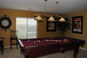 Bonus Room with pool table for extra family and friends bonding 