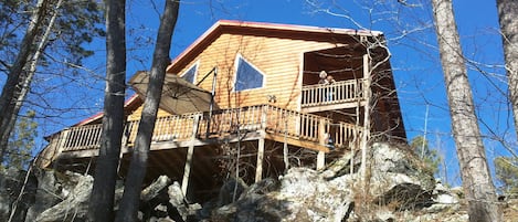 Your Private two story wood cabin. 