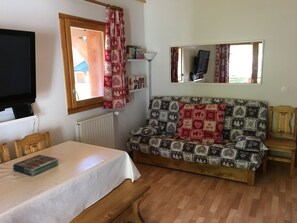 Living room and sofa bed