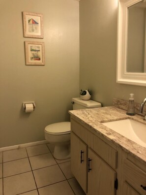 updated main fl 1/2 bath