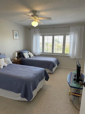Guest BR . 2 new single beds. Great intercostal views . Plenty of closet storage