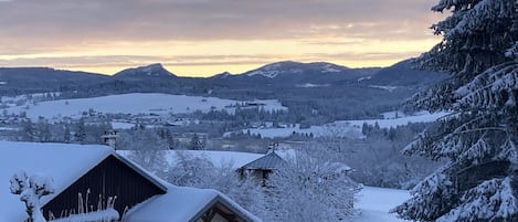 La vue depuis le chalet 