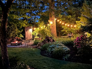 Fire Pit Patio Area