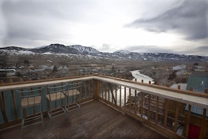 view of electric peak from upper deck