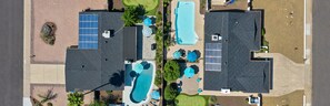 Turquoise House South (Left), and North (Right). Both can be rented together