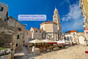 Diocletian's Palace, 2 min walking from the apartment
