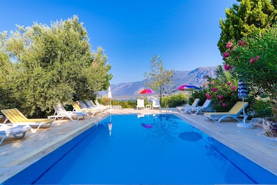 Kas Holiday Rental with Stunning Sea View and Swimming Pool ( 4 people )